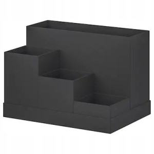 Organizer Na Biurko Czarny 18x25x17 Cm Tjena Ikea