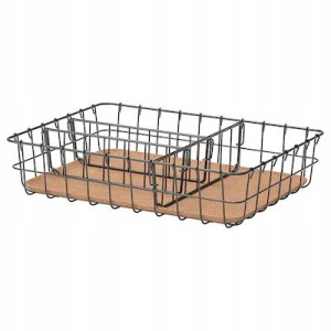Organizer Na Biurko Czarny 26x34x8 Cm Pleja Ikea