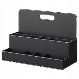 Organizer Na Biurko Czarny 32x16x23 Cm Rissla Ikea