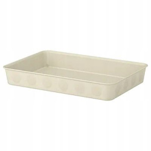 Organizer Pudełko Tworzywo Beżowy 25x35x5 Cm Nojig