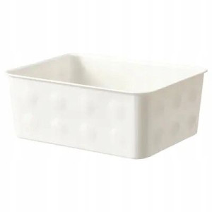 Organizer Pudełko Tworzywo Biały 20x25x10cm Nojig