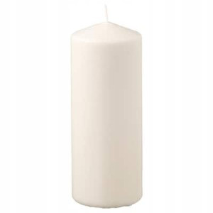 Piękna Ogromna Naturalna Świeca Walec 20cm Ikea