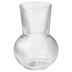 Piękny Wazon, Szkło Elegancki Kształt 17 Cm Ikea