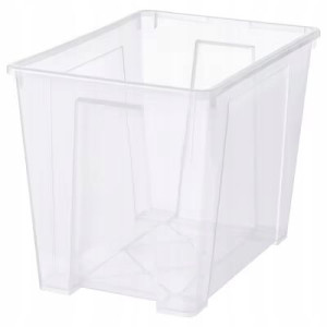 POJEMNIK 65L PUDEŁKO bez pokrywki 56x39x42cm SAMLA
