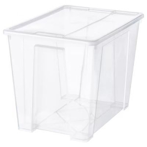 Pojemnik Z Pokrywką 65 L 57x39x42 Cm Samla Ikea