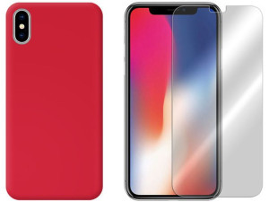 Etui Do Iphone Xs Pokrowiec Case Obudowa +szkło 9h