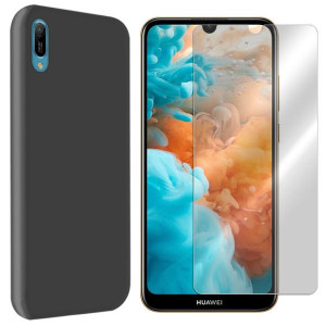 Etui Do Huawei Y6 2019 / Y6 Pro 2019 Mat + Szkło