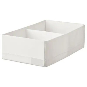 Pudełko Z Przegródkami, Białe 20x34x10cm Stuk Ikea