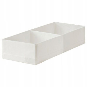 Pudełko Z Przegródkami, Białe 20x51x10cm Stuk Ikea