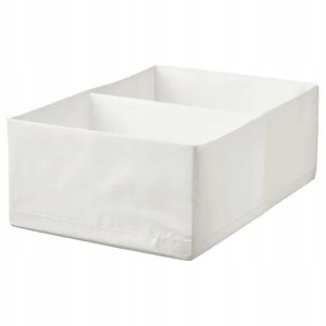Pudełko Z Przegródkami, Białe 34x51x18cm Stuk Ikea