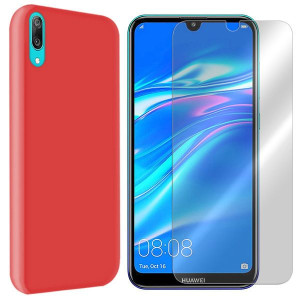 Etui Do Huawei Y7 Prime 2019 Pokrowiec Mat + Szkło