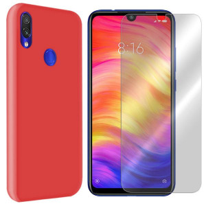 Etui Do Xiaomi Redmi Note 7 Mat Case + Szkło 9h