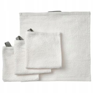 Ręcznik Do Rąk Biały 30x30 Cm Dimforsen Ikea