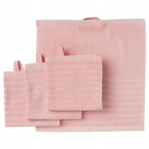 Ręczniki Jasnoróżowy 30x30cm Solidne Małe 4 Szt