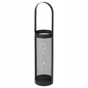 Stojak Metalowy Na Parasole Czarny Wysoki 65 Cm