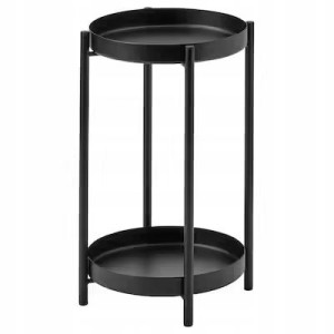 Stojak Na Doniczki Metal Czarny35cm Olivblad Ikea