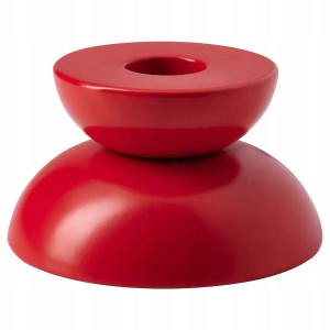 Świecznik Czerwony Niski 5 Cm Na Tealight Świeczki