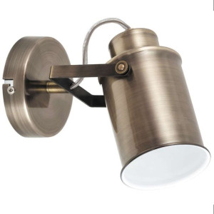 Kinkiet LAMPA ścienna PETER 5981 Rabalux metalowa OPRAWA reflektorek tuba a