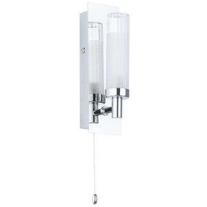 Kinkiet LAMPA ścienna SANTOS MB4910-1B Italux IP44 halogenowa OPRAWA łazien