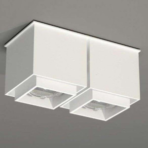 LAMPA sufitowa  KAZO 7007 Shilo natynkowa OPRAWA reflektorowa biała