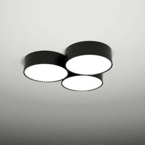 Plafon LAMPA sufitowa ZAMA 1133 Shilo natynkowa OPRAWA okrągła czarna