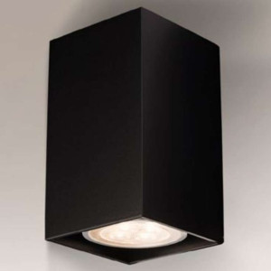 Kinkiet LAMPA ścienna OZU 4401 Shilo prostokątna OPRAWA przyścienna metalow