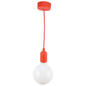 LAMPA wisząca SILICONE 6401 MDECO dekoracyjna OPRAWKA na żarówkę przewód ZW