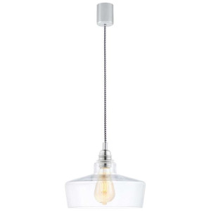 LAMPA wisząca LONGIS III 10144109 Kaspa loftowa OPRAWA okrągły ZWIS szklany