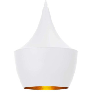 LAMPA wisząca CASELLE LP-42013/1P BIAŁY Light Prestige metalowa OPRAWA zwis
