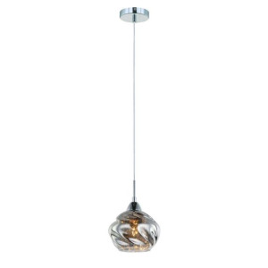 LAMPA wisząca RITMO MDM-2643/1 Italux szklana OPRAWA metalowy ZWIS crystal