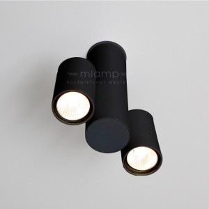 LAMPA sufitowa SHIMA 2244 Shilo metalowa OPRAWA reflektorowa tuba czarna