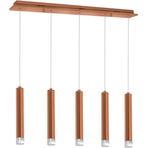 LAMPA wisząca COPPER ML986 Milagro metalowa OPRAWA zwis LED 25W 4000K listw