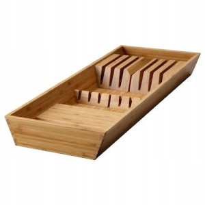 TACKA / POJEMNIK na noże, bambus 20x50 cm IKEA