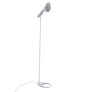 Podłogowa LAMPA stojąca VOLTA MLE3020/1-WHITE Italux stożek OPRAWA tuba met