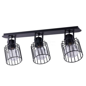 Industrialna LAMPA sufitowa LUTO KWADRAT 31137 Sigma druciana OPRAWA regulo