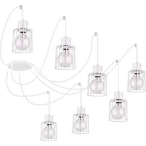 Wisząca LAMPA druciana LUTO KWADRAT 31142 Sigma industrialna OPRAWA zwis KL