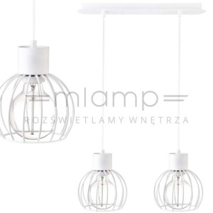 Wisząca LAMPA industrialna LUTO KOŁO 31166 Sigma druciana OPRAWA zwis metal