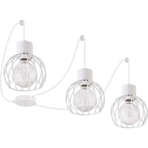 Industrialna LAMPA wisząca LUTO KOŁO 31162 Sigma druciana OPRAWA zwis metal