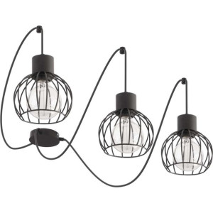 Zwieszana LAMPA druciana LUTO KOŁO 31151 Sigma industrialna OPRAWA zwis met
