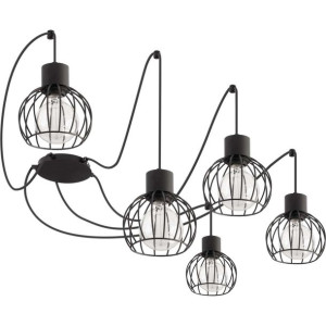 Industrialna LAMPA zwieszana LUTO KOŁO 31152 Sigma metalowa OPRAWA zwis dru