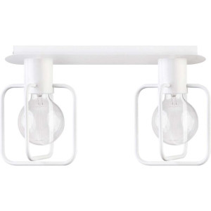 Industrialna LAMPA sufitowa AURA KWADRAT 31125 Sigma druciana OPRAWA plafon