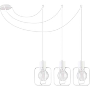 Industrialna LAMPA wisząca AURA KWADRAT 31118 Sigma metalowa OPRAWA zwis PA