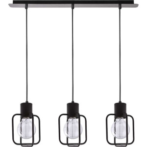 Zwieszana LAMPA industrialna AURA KWADRAT 31112 Sigma metalowa OPRAWA zwis
