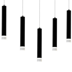 Kaskada LAMPA wisząca CARBON ML184 Milagro metalowa OPRAWA zwis LED 25W 400