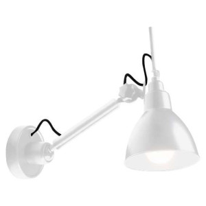 Kinkiet LAMPA ścienna DAISEN 7485 Shilo metalowa OPRAWA regulowana biała