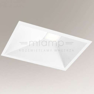 Oczko LAMPA sufitowa UBE IL 7791 Shilo podtynkowa OPRAWA kwadratowa LED 10W