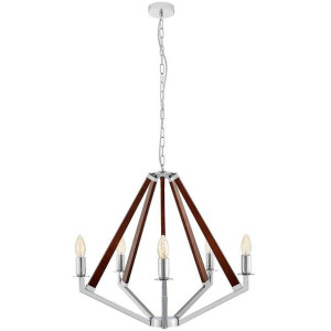 Żyrandol LAMPA wisząca NEZ 10492518 Kaspa świecznikowa OPRAWA zwis na łańcu