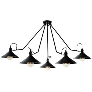 Industrialna LAMPA sufitowa HATS 10501506 Kaspa metalowa OPRAWA 5-punktowy