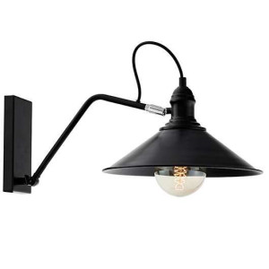 Industrialna LAMPA ścienna HATS 20503106 Kaspa metalowa OPRAWA kinkiet czar