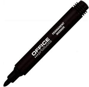 Marker Permanentny Office Products, Okrągły, 1-3Mm Czarny